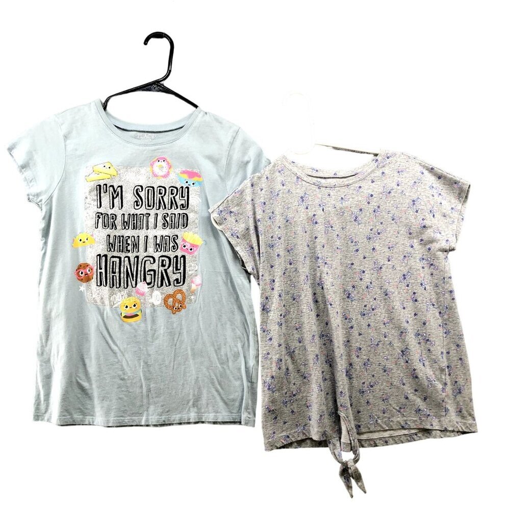 Children's Place BUNDLE Girls XXL (16) Short Sleeve T Shirts Graphic Funny